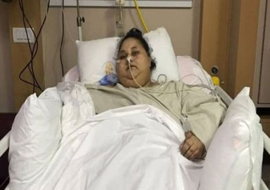 إيمان أحمد عبد العاطي بعد إجراء العملية